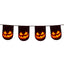 Creepy Pumpkin PE vlaggenlijn voor Halloweenversiering
