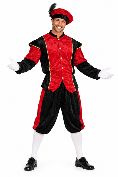 Rood pietenpak heren