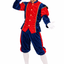 Pietenpak Heren Rood/Blauw – Klassiek Kostuum met Muts, Jasje & Broek