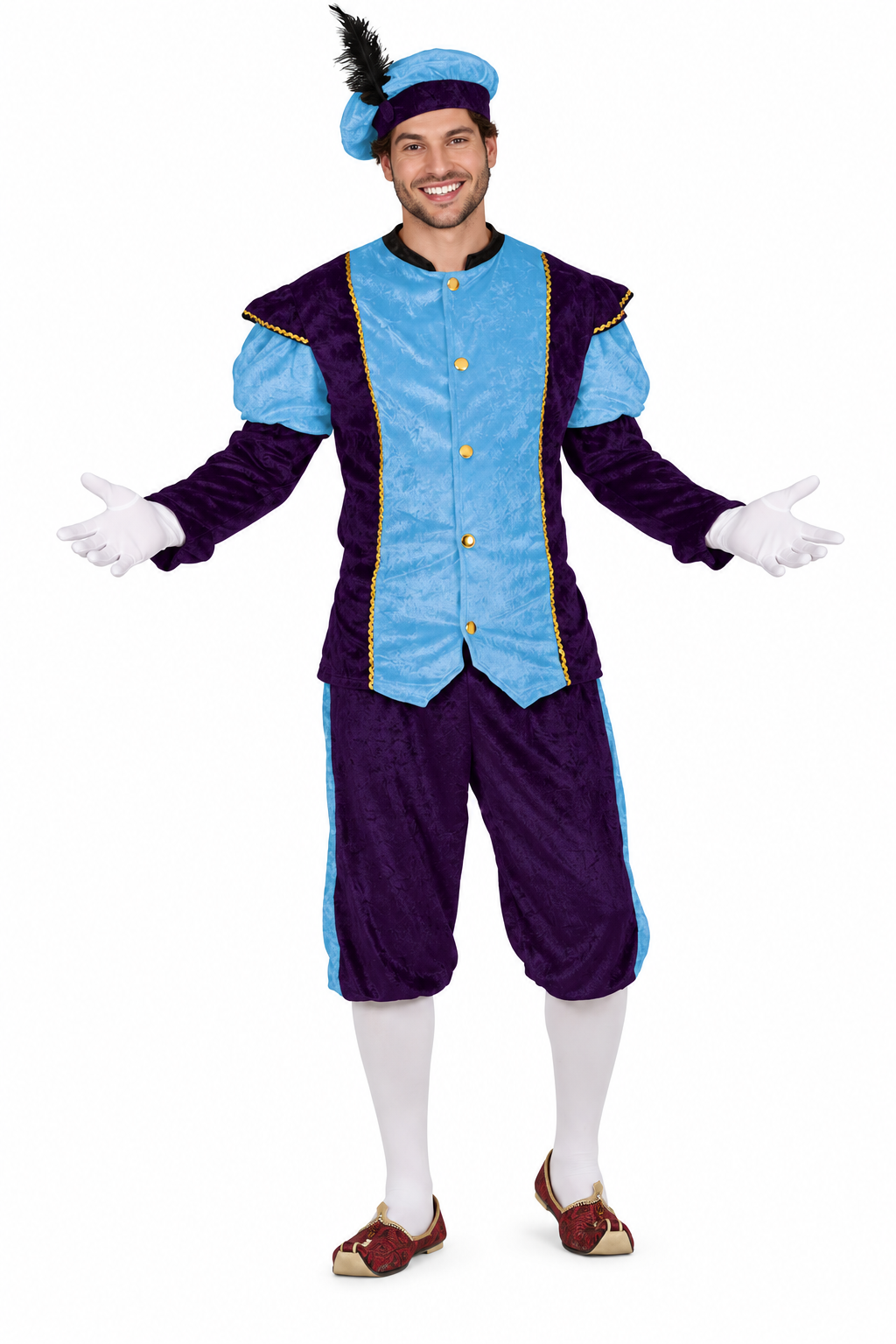 Pietenpak heren blauw