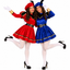 Pietenpak jurk dames rood of blauw