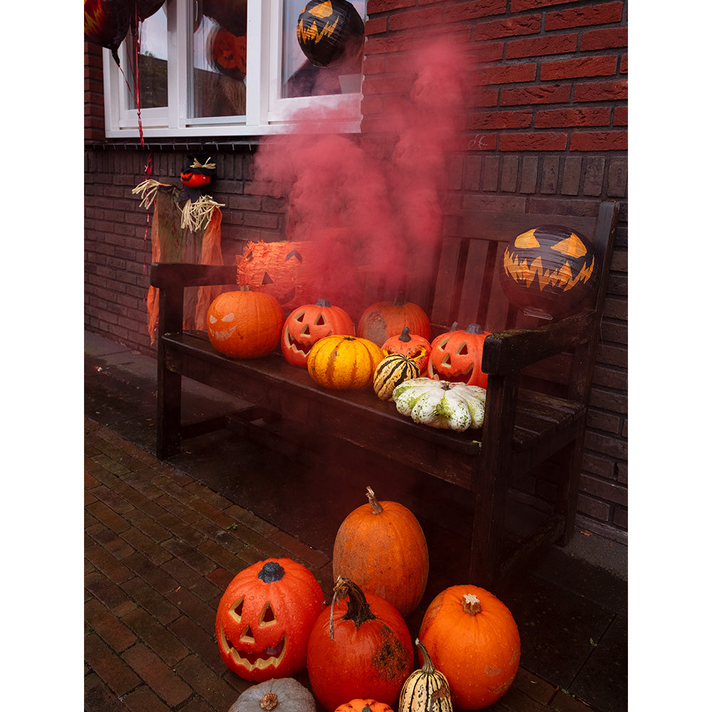 Halloween piñata pompoen feloranje