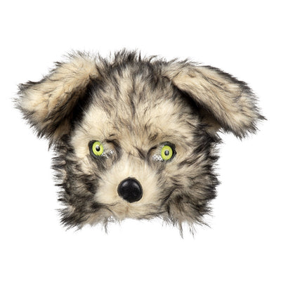 Pluchen halfmasker Wolf kopen
