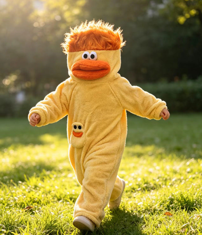 Big Mouth Monster Onesie Kinderen – Grappig Carnaval Kostuum