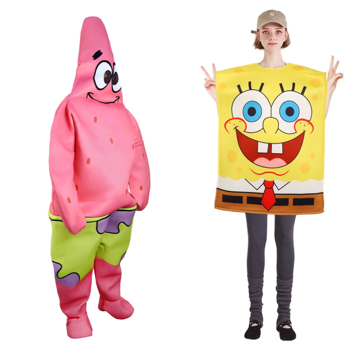 SpongeBob Kostuum Volwassenen – One Size - Verkleedpak Spongebob