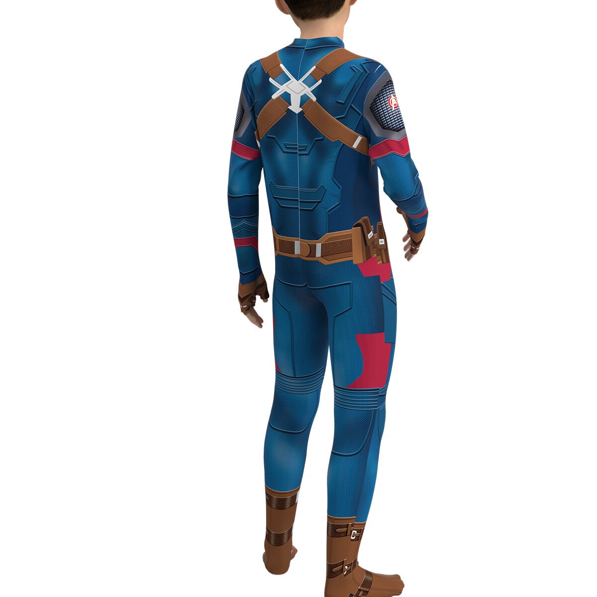Captain America Jumpsuit - Voor Kinderen & Volwassenen
