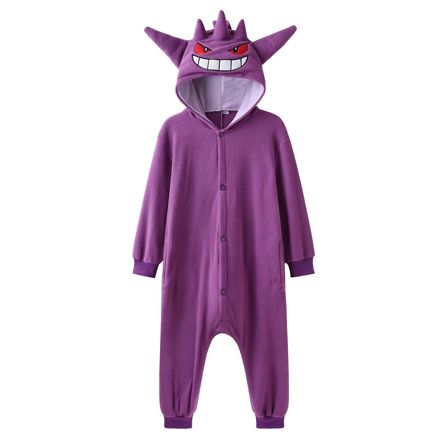 Gengar Onesie | Kostüm | Pyjama | Für Kinder &amp; Erwachsene