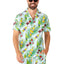 Suitmeister| Tropical Beers Blue | Overhemd + Broek Voor Heren