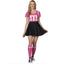 M&M Kostuum Dames | Cheerleader Set | Verschillende Kleuren | Groepskostuum