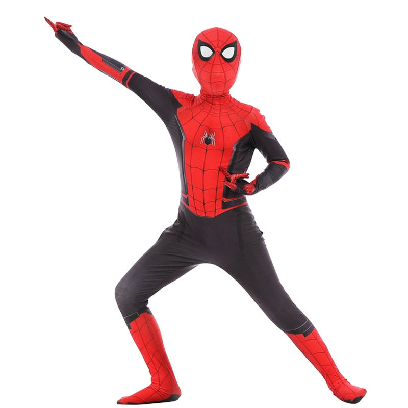 Aanpasbare niet-zeefdruk rode Toby Spider-Man cosplay kostuum pak met masker voor- en achterkant logo schoenen masker ogen 26 Aanpasbare niet-zeefdruk rode Toby Spider-Man cosplay kostuum pak met masker voor- en achterkant logo schoenen masker ogen 26