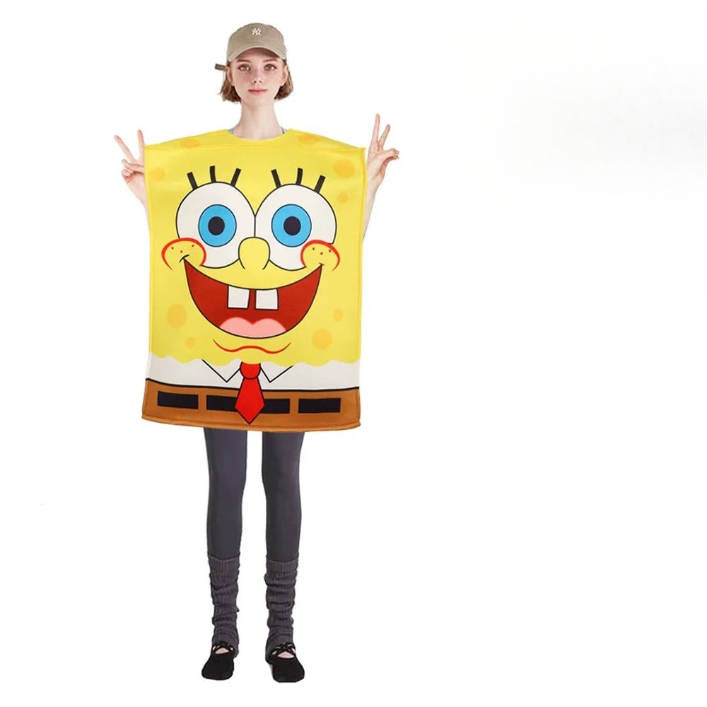 SpongeBob Kostuum Volwassenen – One Size - Verkleedpak Spongebob