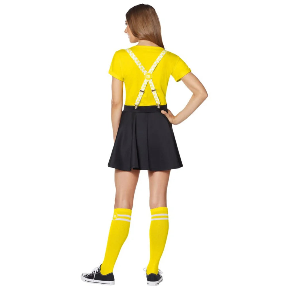 M&M Kostuum Dames | Cheerleader Set | Verschillende Kleuren | Groepskostuum