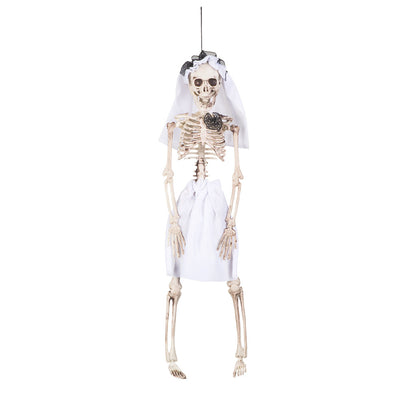 Halloween skelet bruid decoratie 40 cm
