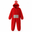 Rode teletubbie onesie