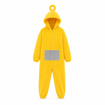 Gele teletubbie onesie laal-laa