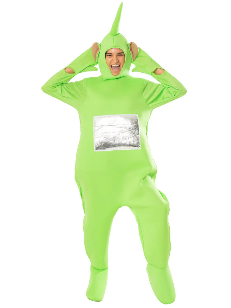 Teletubbies Dipsy Kostuum Volwassenen – Groen – Officieel Gelicenseerd – One Size