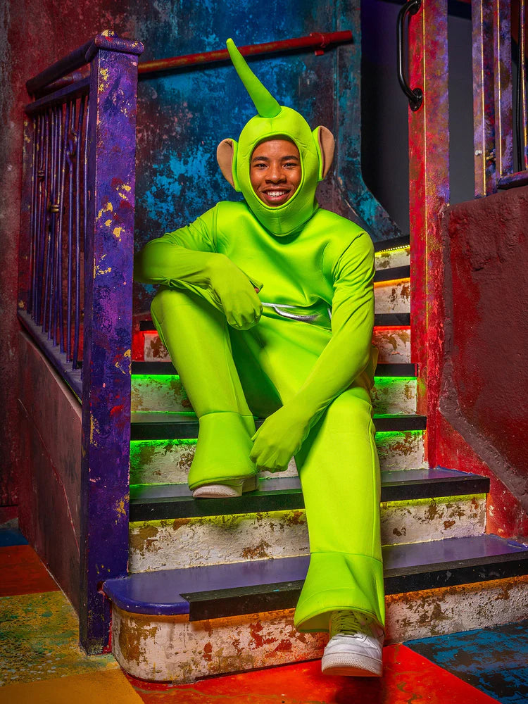 Teletubbies Dipsy Kostuum Volwassenen – Groen – Officieel Gelicenseerd – One Size