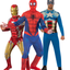 Trio Deal – Marvel Avengers - Spiderman, iron man en captain america kostuum voor volwassenen