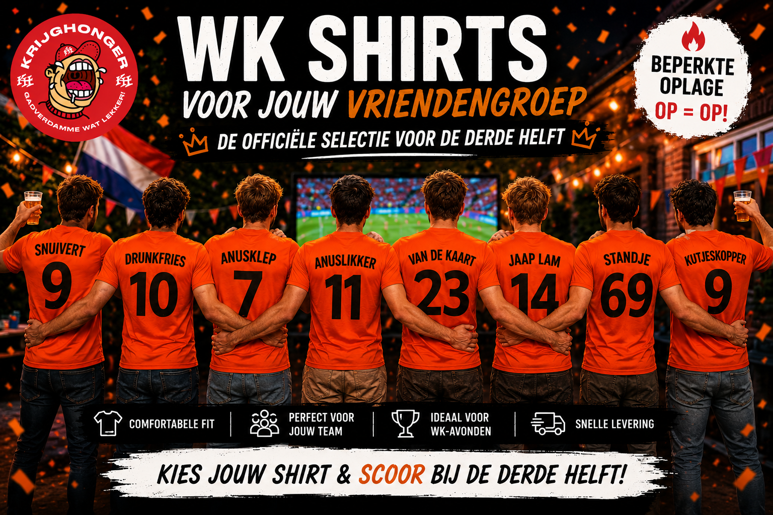 Grappige WK shirts