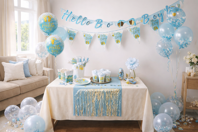 Complete Babyshower Set 👶🎉 Alles in 1 pakket voor een perfecte babyshower (jongen / meisje)