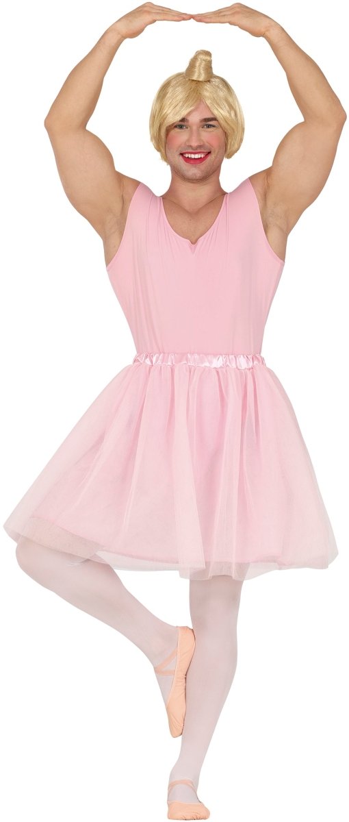 Roze Ballerina Pak Heren – Grappig Tutu Kostuum