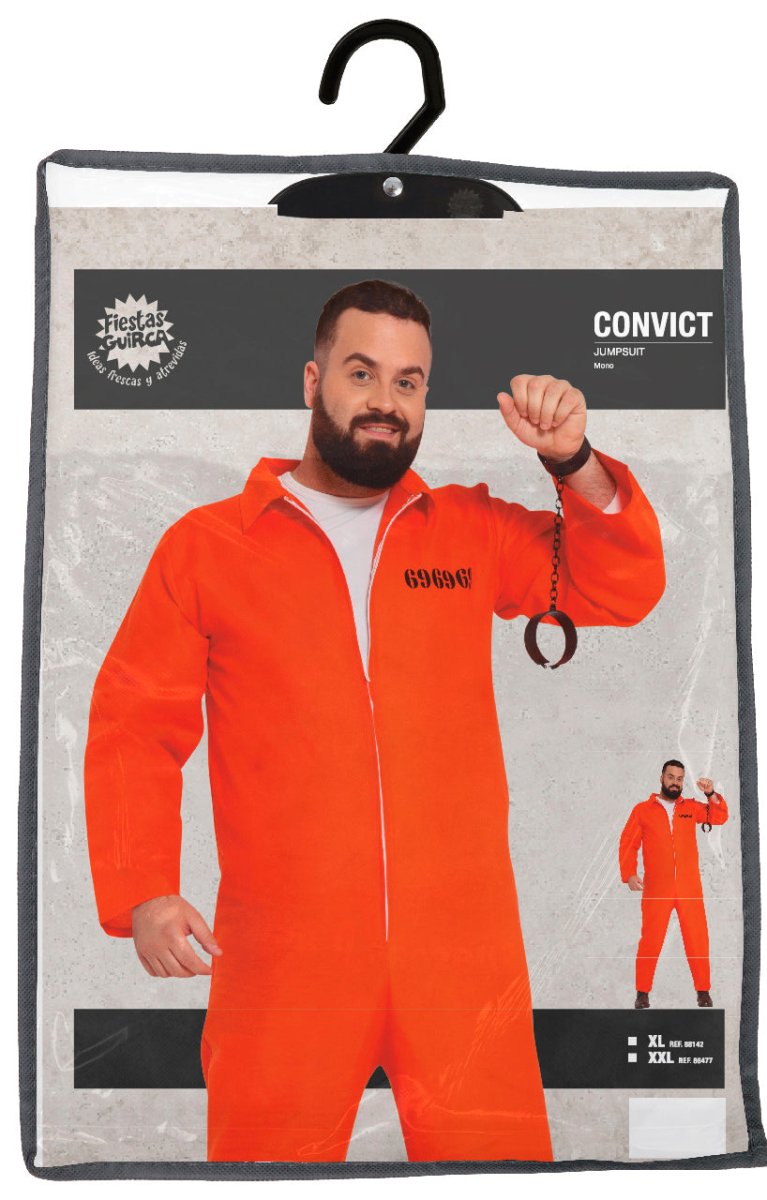 Boevenpak Heren Oranje – Gevangene Jumpsuit | Orange Style