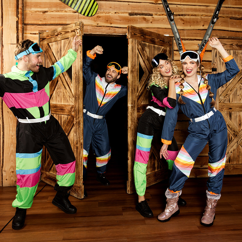 Skipak 80’s Babe – Retro Dames Jumpsuit met Riem & Partybril