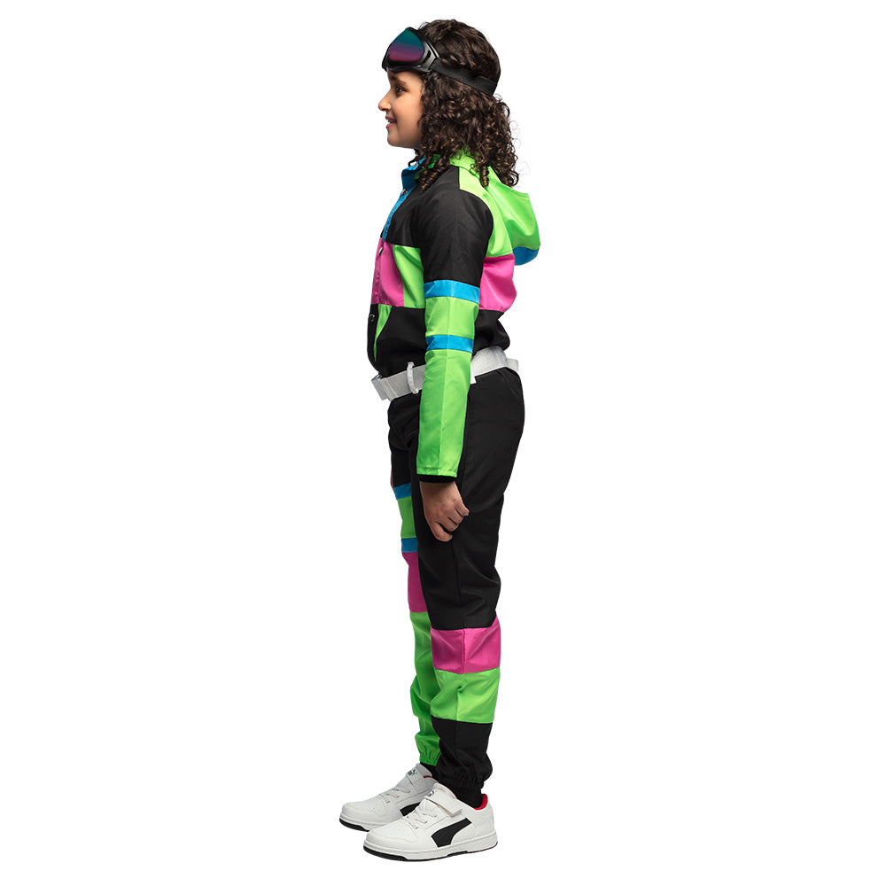 Skipak 80’s Kid – Retro Kinder Jumpsuit met Riem & Partybril