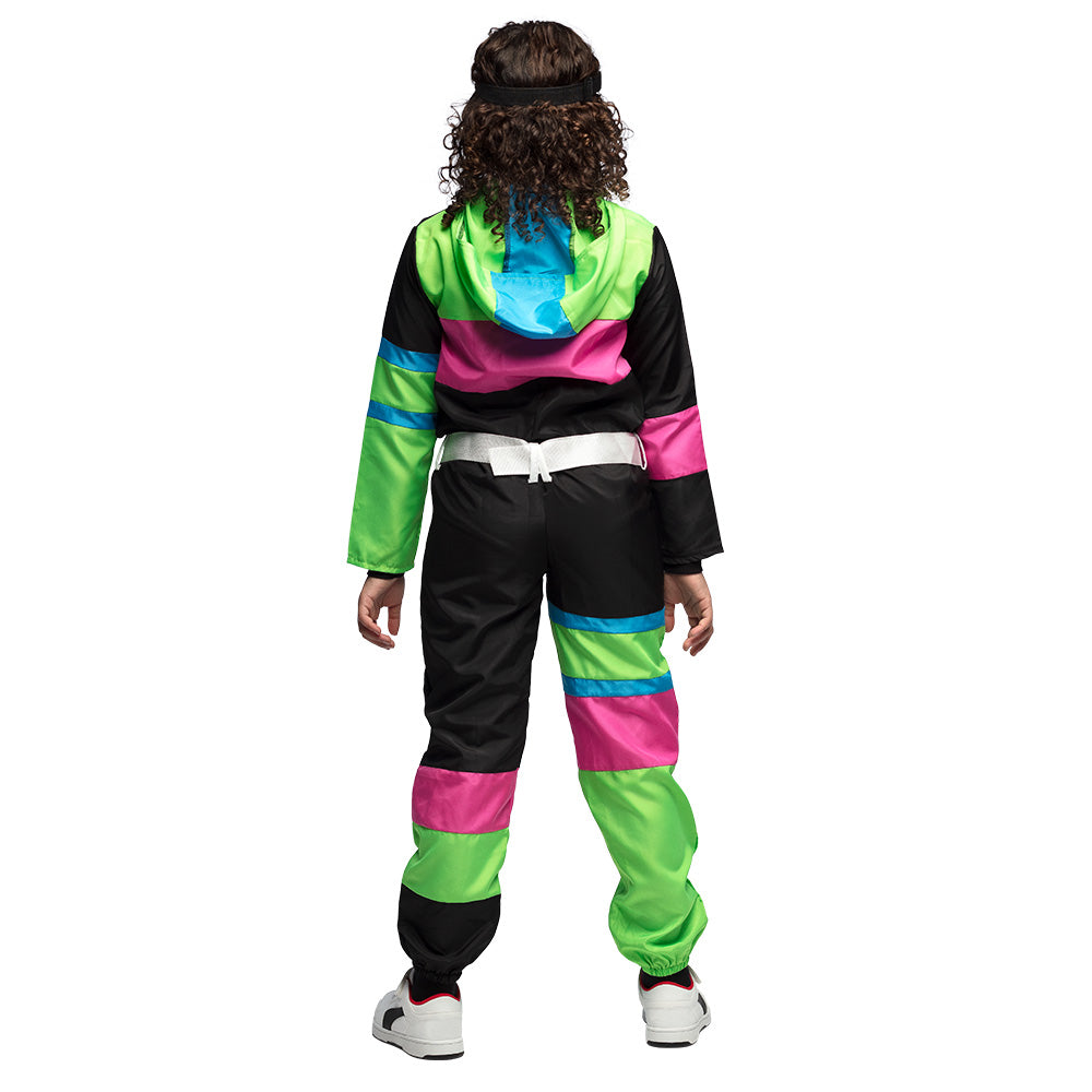 Skipak 80’s Kid – Retro Kinder Jumpsuit met Riem & Partybril