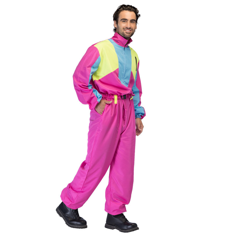 Skipak Snow Glow Dude – Neon Heren Jumpsuit met Riem & Zakken