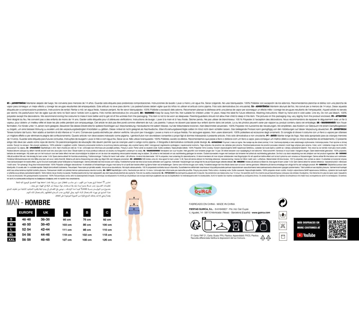 Brandweerman Kostuum 4-delig – Rood | Fout Party & Carnaval Outfit