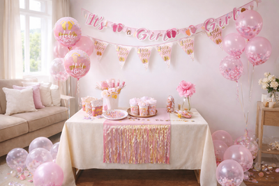Complete Babyshower Set 👶🎉 Alles in 1 pakket voor een perfecte babyshower (jongen / meisje)