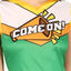 Cheerleader Jurk Groen Dames