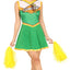 Cheerleader Jurk Groen Dames