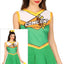 Cheerleader Jurk Groen Dames