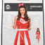 Cheerleader Jurk Rood Wit Dames