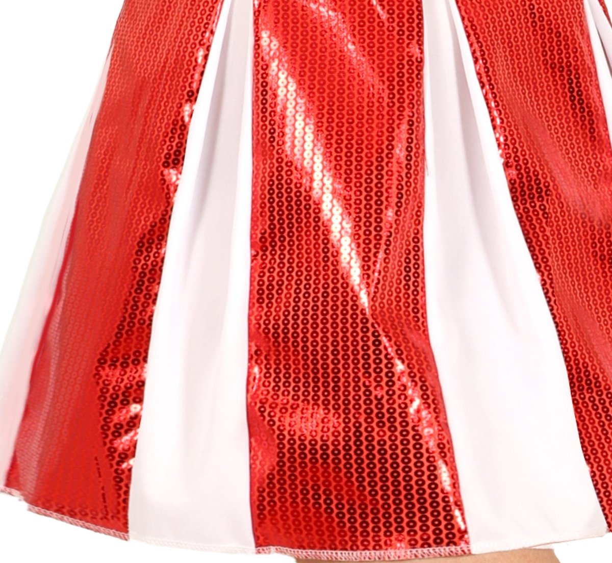 Cheerleader Jurk Rood Wit Dames