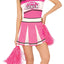 Cheerleader Jurk Roze Dames