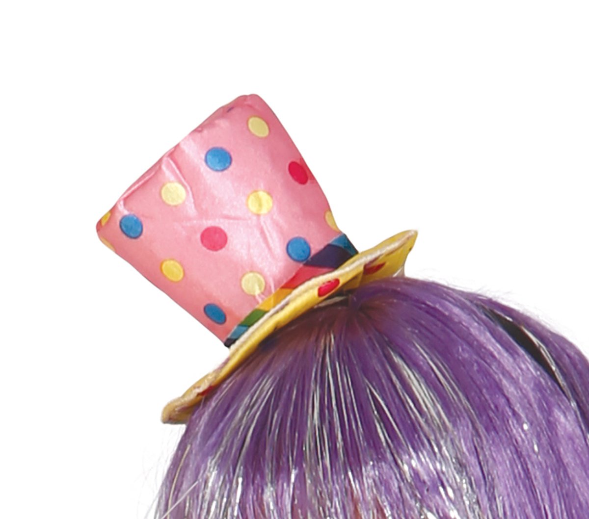 Clownskostüm für Damen – Kleid mit Hut und Schleife