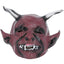 Duivel Demon Masker Rood – Latex Halloween Masker met Hoorns