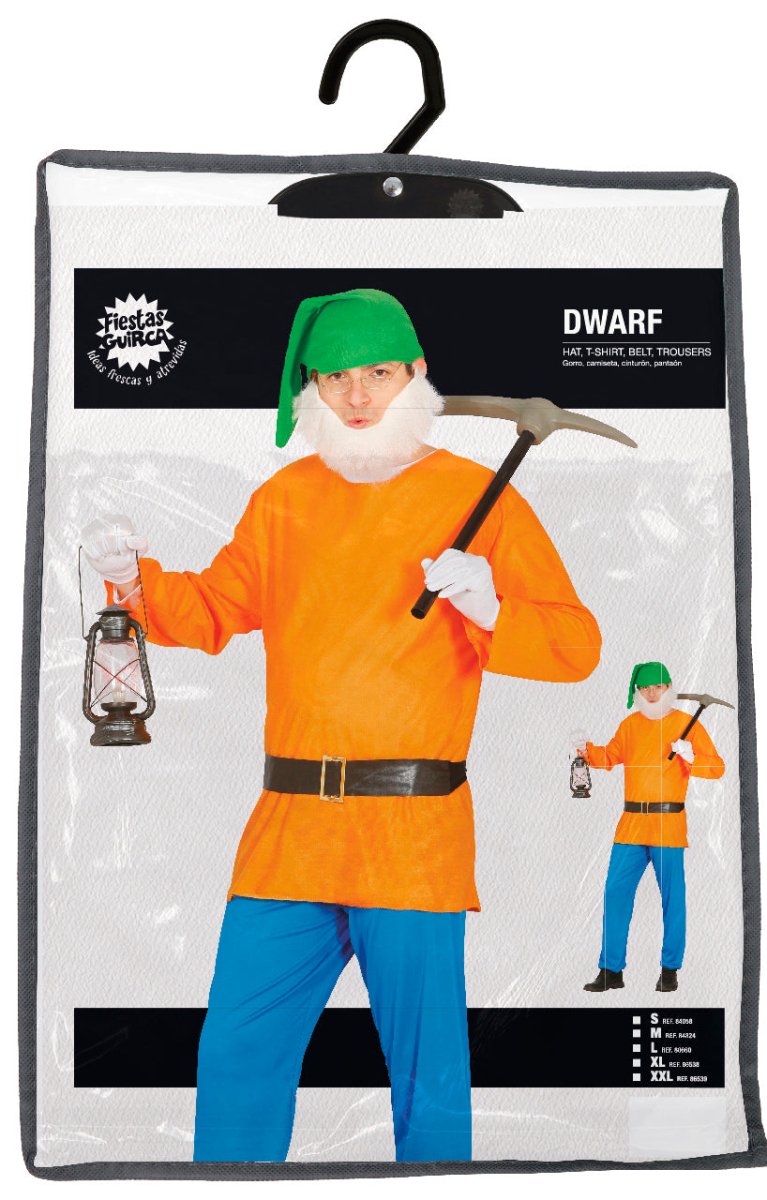 Dwerg Kostuum Heren – Zeven Dwergen Kostuum