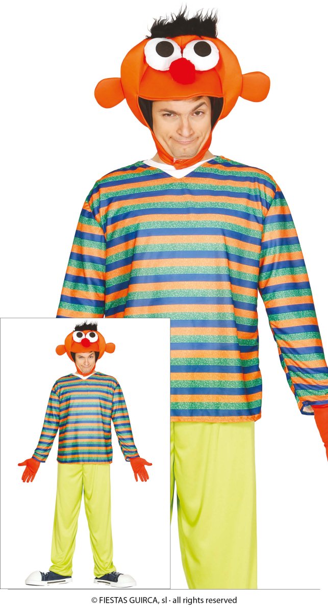 Ernie sesamstraat pak