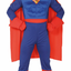 Superheld Kostuum Blauw Rood