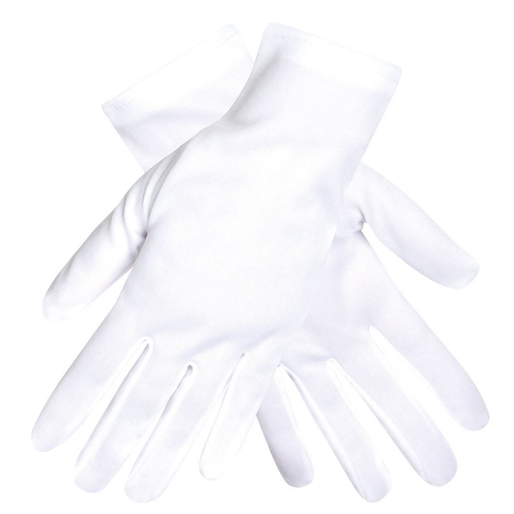 Witte Handschoenen Volwassenen – Verkleedhandschoenen voor Carnaval & Halloween