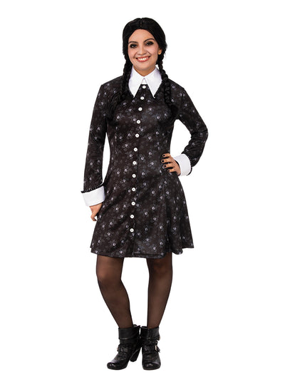 Halloweenkostüm Wednesday Addams Damen