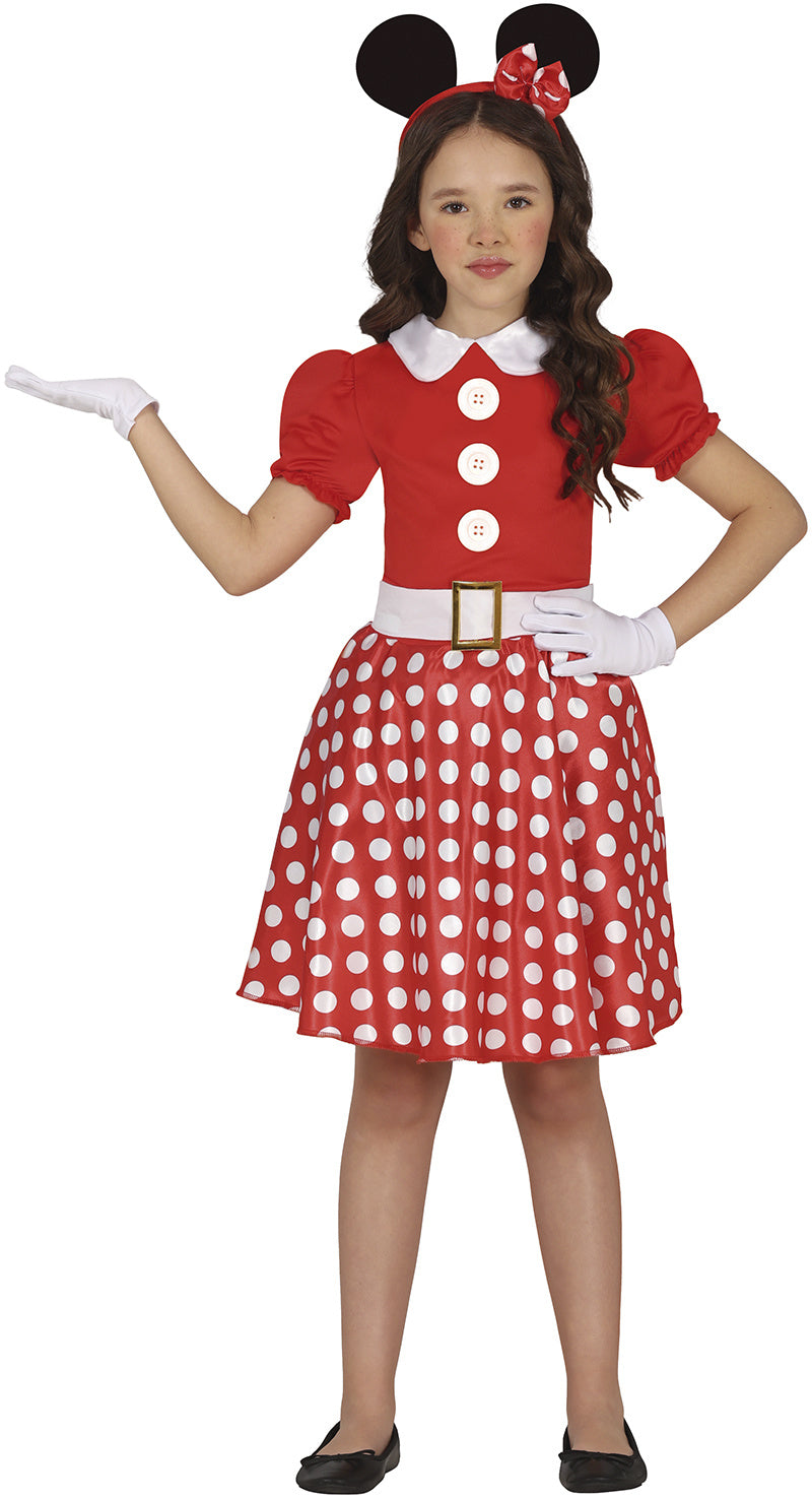 Minnie Mouse Kostuum Meisje –  Jurk met Haarband