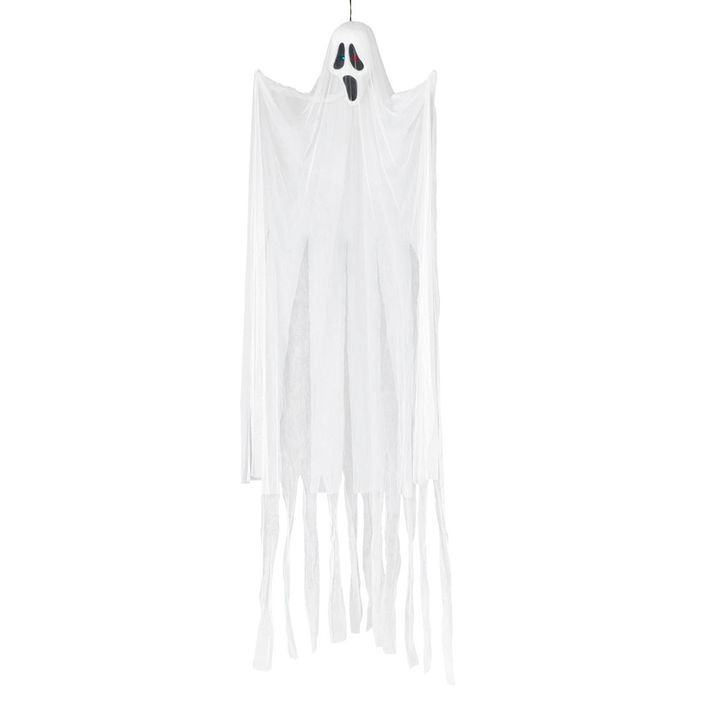 Halloween Spook 300 cm | Witte Hangdecoratie met Licht