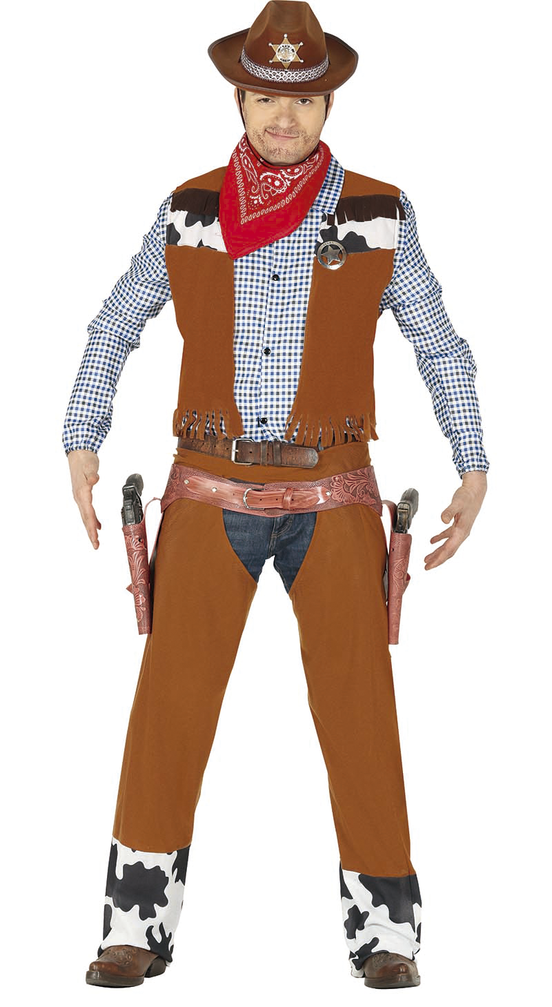 Cowboy Kostuum Bruin | Voor Volwassenen