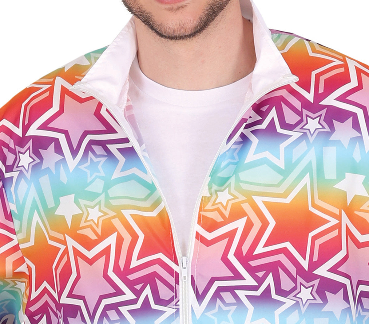Trainingspak Heren Sterren – Veelkleurig Fout Party Kostuum