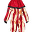 Clown-Halloweenkostüm für Kinder, gestreift